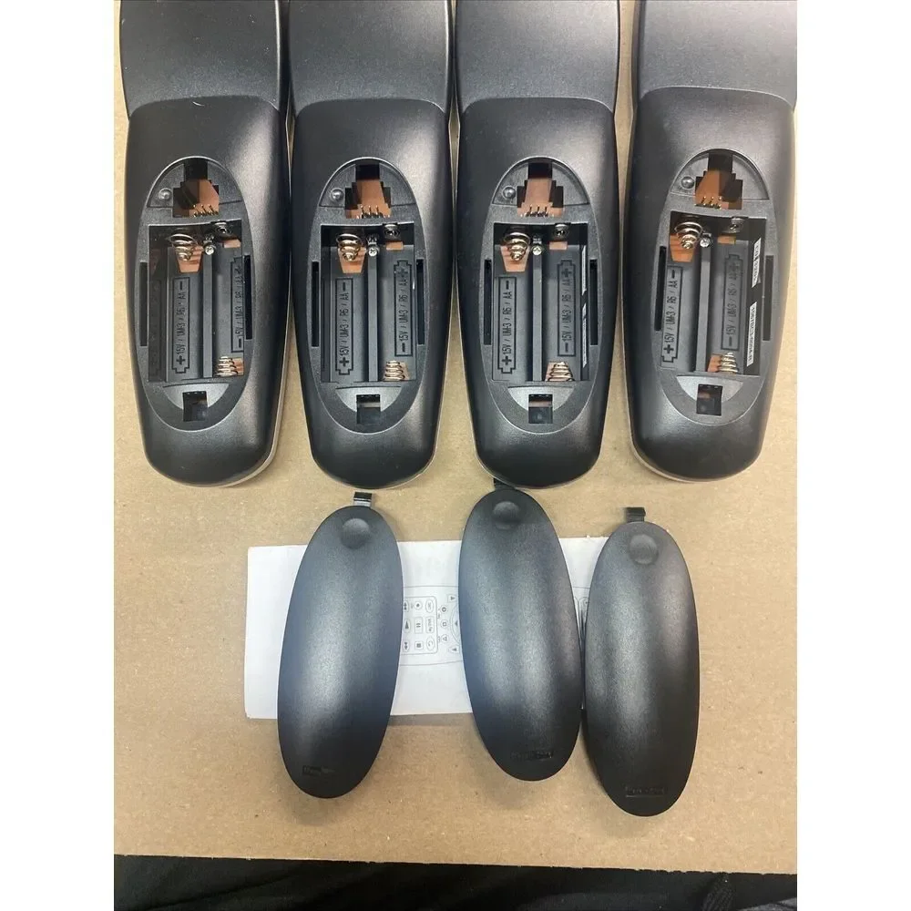 Lot of 4 Comcast On Demand Custom‎ DVR 3 Device Remote Controls - Clean